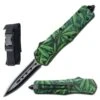 9" Marijuana Handle Tactical Automatic OTF Combat Knife -Knife Sales Store 10 929MJ20 20Copy
