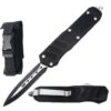 9" Black Piranha OTF Dual Action Automatic Pocket Knife 2 9" Black Piranha OTF Dual Action Automatic Pocket Knife -Knife Sales Store 113LBKDP20 20Copy