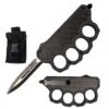 Carbon Fiber Knuckle Out The Front OTF Knife -Knife Sales Store 159BKDP