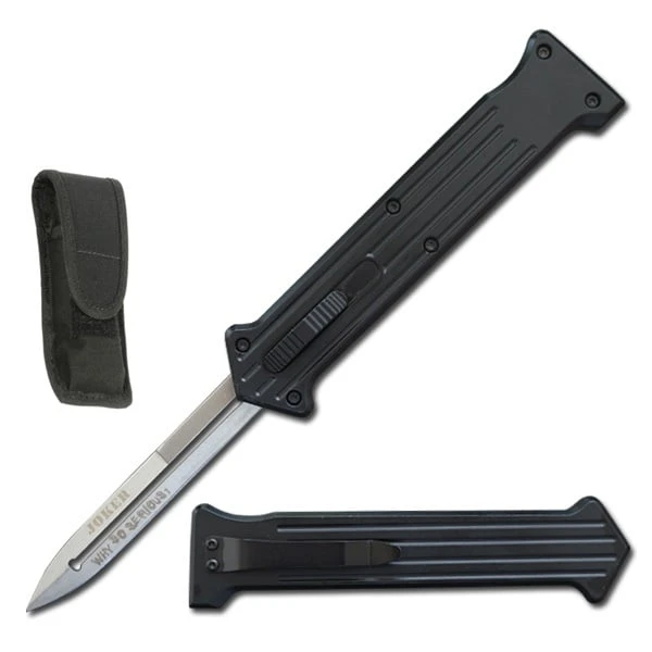 8.75" Double Action JOKER Out Of The Front Automatic Knife 3 8.75" Double Action JOKER Out Of The Front Automatic Knife