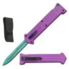 8.75" Purple Handle Double Action JOKER OTF Automatic Knife -Knife Sales Store 177PGN