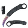 Rainbow Finish Blade Tactical Auto Karambit Dual Action OTF Knife -Knife Sales Store 178RB