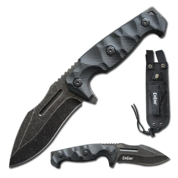 9 Inch Tactical Fixed Blade Full Tang Military Knife With Molle Sheath 3 9 Inch Tactical Fixed Blade Full Tang Military Knife With Molle Sheath