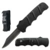 8.75" Automatic Titan Black OTF Drop Point Blade Knife -Knife Sales Store 220BK