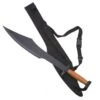 Greek Fighting Spartan War Sword With Black Blade And Shoulder Scabbard -Knife Sales Store 5M3SI132111