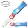 Busted Knuckle Garage Pocket Knife Blue Gas Pump Design Spring Assisted Knife -Knife Sales Store BKG A001BRD