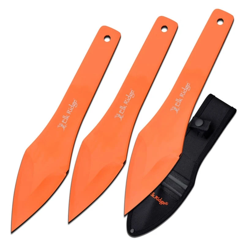 Elk Ridge 9.5 Inch Throwing Knives 3 Piece Set 3 Elk Ridge 9.5 Inch Throwing Knives 3 Piece Set