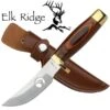 Elk Ridge Wood Handle Hunting Knife -Knife Sales Store ER050.1