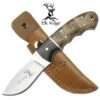 Elk Ridge Hunting Knife With Burl Wood Handle 2 Elk Ridge Hunting Knife With Burl Wood Handle -Knife Sales Store ER128