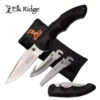 Elk Ridge Inter-changeable Blade Folding Pocket Knife Black -Knife Sales Store ER942BK