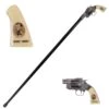 Jesse James Revolver Gun Handle Gentleman's Walking Stick -Knife Sales Store FL18400JJ NB