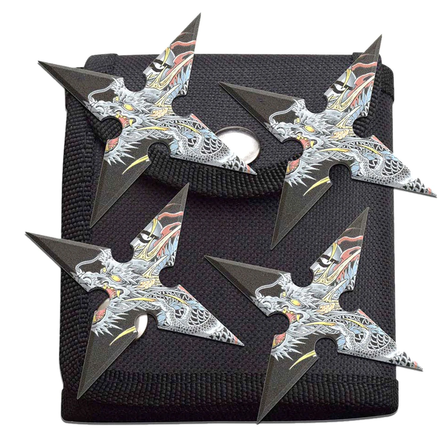 4 PC Dragon Shuriken Throwing Ninja Stars 3 4 PC Dragon Shuriken Throwing Ninja Stars