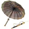 Agatsuma Zenitsu Anime Demon Slayer Cosplay Umbrella Automatic Folding -Knife Sales Store FL22905 1