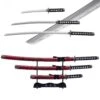 3pc Red Dragon Japanese Katana Samurai Sword Set Carbon Steel Blade Bushido Stand 1 3pc Red Dragon Japanese Katana Samurai Sword Set Carbon Steel Blade Bushido Stand -Knife Sales Store FL22928 3 1