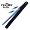 28 Inch Ninja Sword With 6 Inch Kunai Throwers Set - Rainbow -Knife Sales Store FM644DRB
