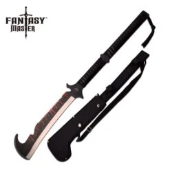 Fantasy Master 27.5 Inch Short Sword Blood Splatter Gut Hook Blade