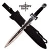 Fantasy Master 27 Inch Short Sword With Black Skull Handle -Knife Sales Store FM681BK