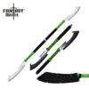 Fantasy Master 27.75 Inch Overall 2 In 1 Short Sword Green Handle -Knife Sales Store FMT053GN