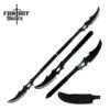 Fantasy Master 27.75 Inch Overall 2 In 1 Short Sword Black Fiber Handle -Knife Sales Store FMT054BK
