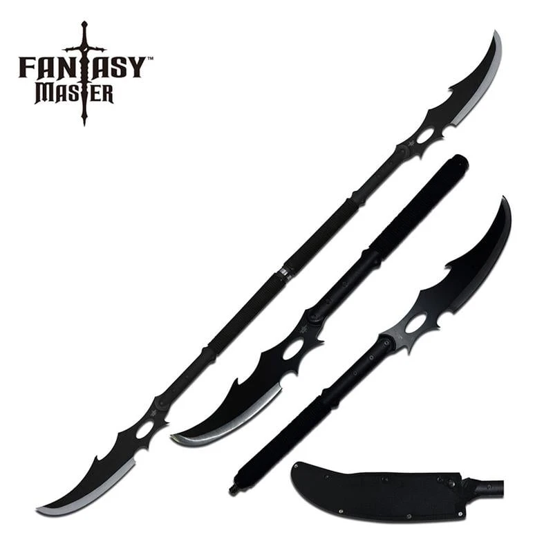 Fantasy Master 27.75 Inch Overall 2 In 1 Short Sword Black Fiber Handle 3 Fantasy Master 27.75 Inch Overall 2 In 1 Short Sword Black Fiber Handle