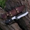 9.5" Hand Forged Steel Custom Handmade Tactical Hunting Gut Hook Knife -Knife Sales Store FRG42 11