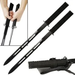 2 Piece Magnetic Twin Ninja Fighting Sword Set
