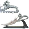 Fire Dragon Fantasy Knife With Display Stand 1 Fire Dragon Fantasy Knife With Display Stand -Knife Sales Store HK3053.1