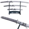 Decorative Samurai Sword Set - Silver And Grey -Knife Sales Store JBLW4.1