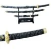 3 Piece Blue Samurai Sword Set With Stand -Knife Sales Store JL021BL4.1