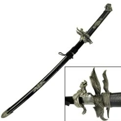 Dragon Tsuba & Samurai Warrior Katana Sword