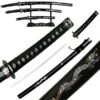 3 Piece Japanese Sword Set With Dragons Stand Included -Knife Sales Store JS697.1