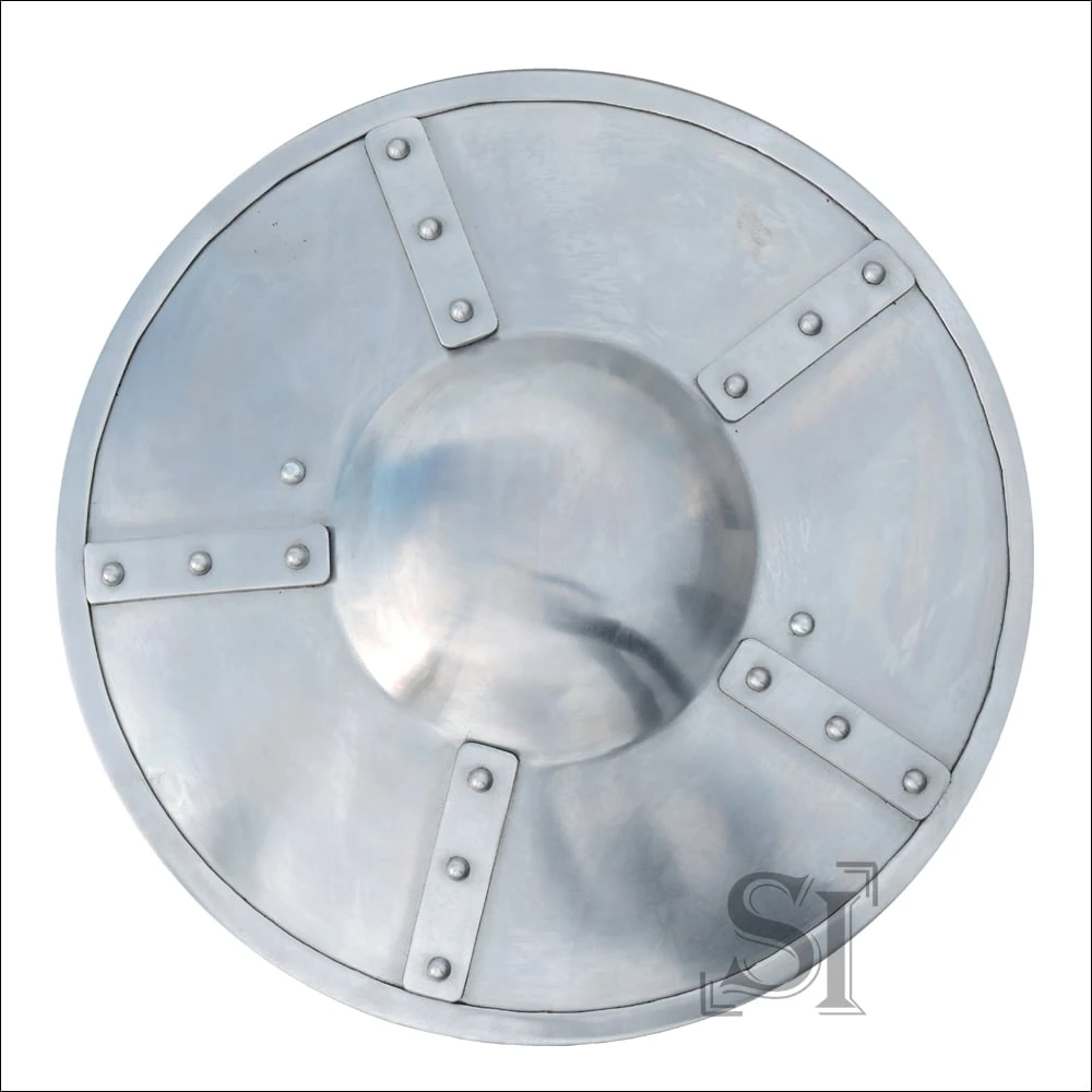 Polished Medieval Buckler Shield 3 Polished Medieval Buckler Shield