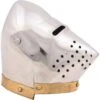 Mini Hound Skull Pig Face Bascinet Medieval Helmet -Knife Sales Store MHM209