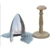 Mini Nasal Helmet With Display Stand & Chain Mail -Knife Sales Store MHM239 1