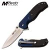 Pocket Knife Manual Folding 4.75 Inch Black Blue Handle -Knife Sales Store MT 1066BL