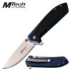 Pocket Knife Frame Lock System 4.75 Inch Black Blue Handle -Knife Sales Store MT 1068BL