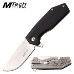 Mtech 6 Inch Manual Folding Pocket Knife Devil Handle