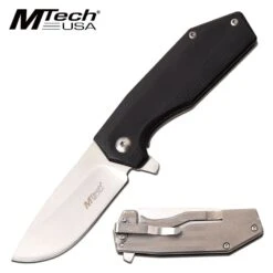 Mtech 6 Inch Manual Folding Pocket Knife USA Flag Handle