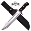 Master USA Fixed Blade Tactical Survival Knife - Black Pakka Wood Handle -Knife Sales Store MU1135S