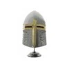 Decorative Knights Templar Sugar Loaf Helmet With Stand 1 Decorative Knights Templar Sugar Loaf Helmet With Stand -Knife Sales Store PK501 KNIGHTS TEMPLAR SUGARLOAF HELMET 1