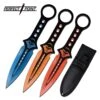The Punisher Throwing Knives 3 Piece Set With Nylon Sheath 2 The Punisher Throwing Knives 3 Piece Set With Nylon Sheath -Knife Sales Store PP 123 3
