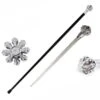 Silver Crown Knob Walking Cane Sword 2 Silver Crown Knob Walking Cane Sword -Knife Sales Store SH SI17431 1