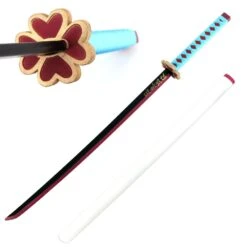 40.5" Foam Anime Slayer Mitsuri Kanroji Cosplay Sword With Scabbard