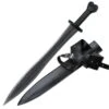 32 Inch Overall Zinc Alloy Fantasy Sword With Black Carbon Steel Blade -Knife Sales Store SW1270