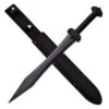 Fantasy Sword 24 Inch Overall 3MM Thick Black Finish Blade Fighters Sword -Knife Sales Store SW1277