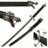 Black Dragon Samurai Katana Sword With Dragon Claw Tsuba -Knife Sales Store SW338BK.1