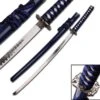 Dragon Samurai Katana Sword - Blue And Black Cord Wrapped Handle 1 Dragon Samurai Katana Sword - Blue And Black Cord Wrapped Handle -Knife Sales Store SW68LBL