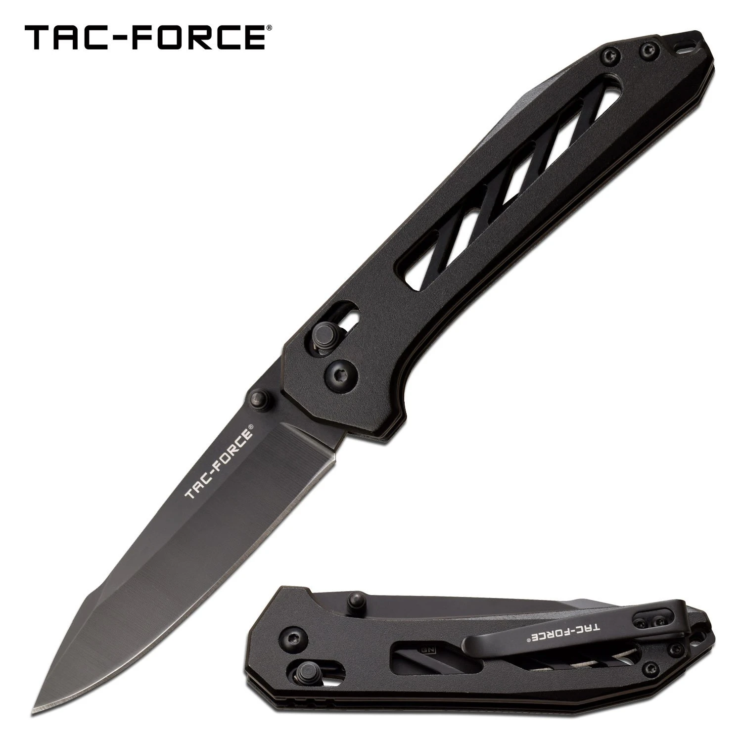 Tac Force Pocket Knife With Rapid Lock Manual Folding Knife Black Blade 3 Tac Force Pocket Knife With Rapid Lock Manual Folding Knife Black Blade