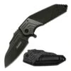 Evolution Spring Assisted Knife Wharncliffe Fine Edge Blade -Knife Sales Store TFE A023 BK