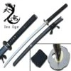 41 Inch Reverse Blade Hand Forged Samurai Katana Sword With Black Scabbard 1 41 Inch Reverse Blade Hand Forged Samurai Katana Sword With Black Scabbard -Knife Sales Store TR024BK